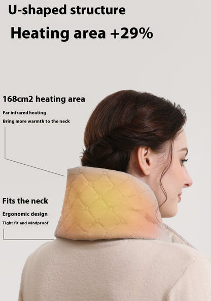 3 Gear Electric Heating USB Scarf