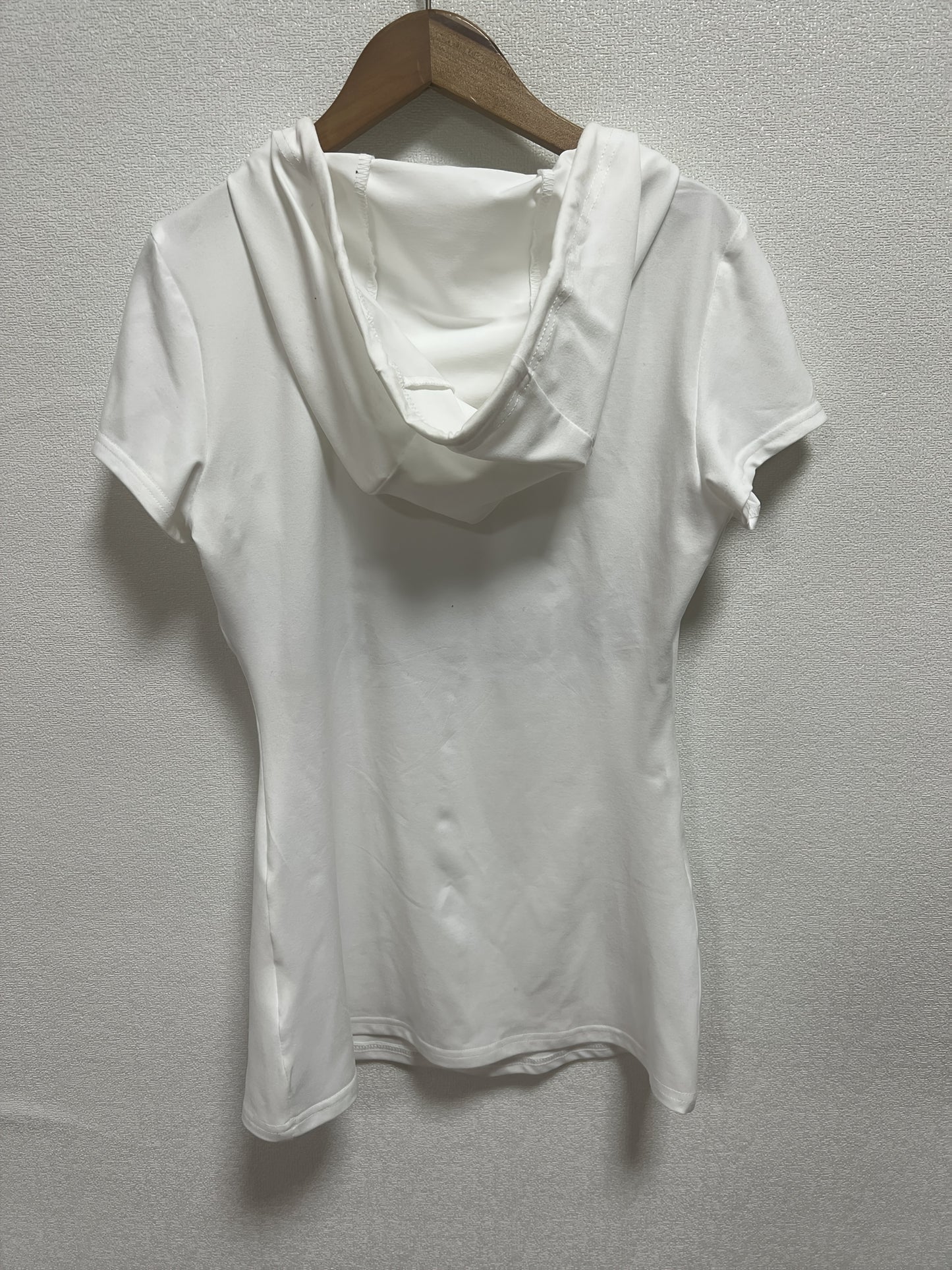 Women's White Y2K Hoodie Casual Pullover