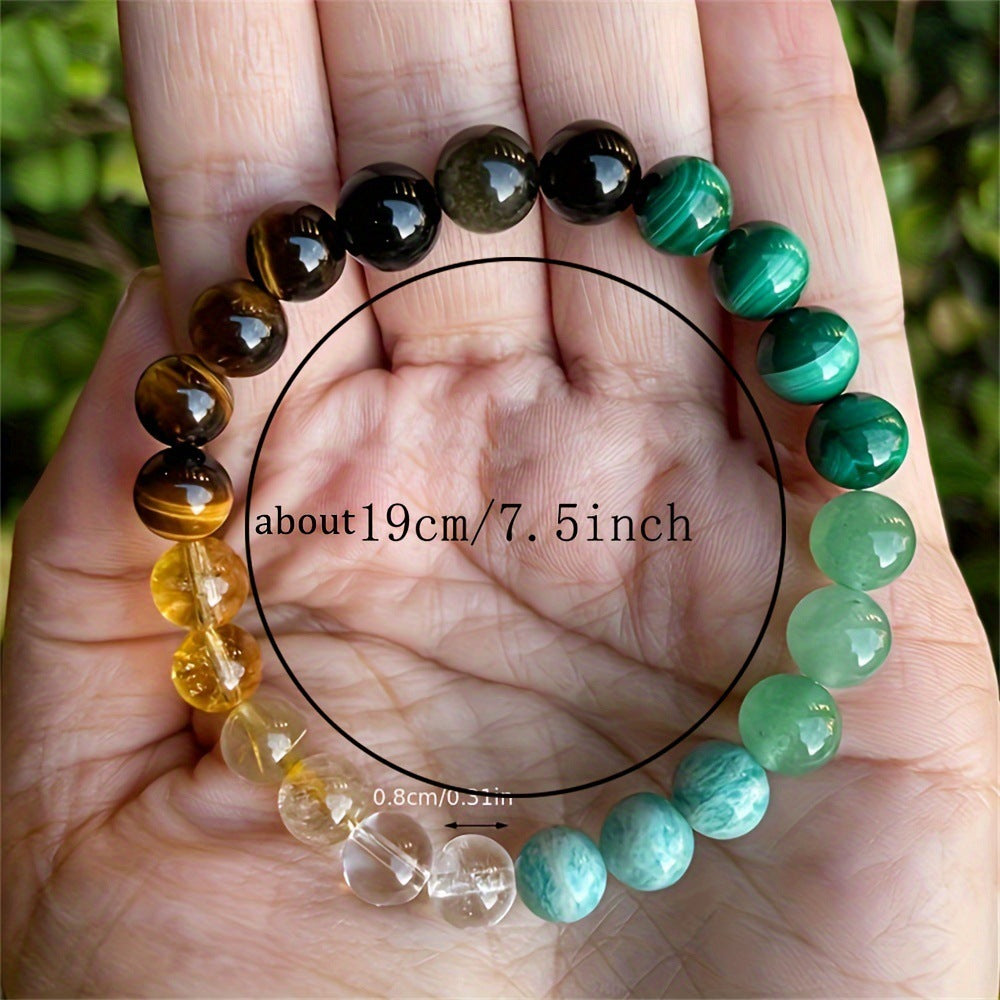 Universal Natural Stone Bracelet for Love, Money and Abundance & Prosperity Protection