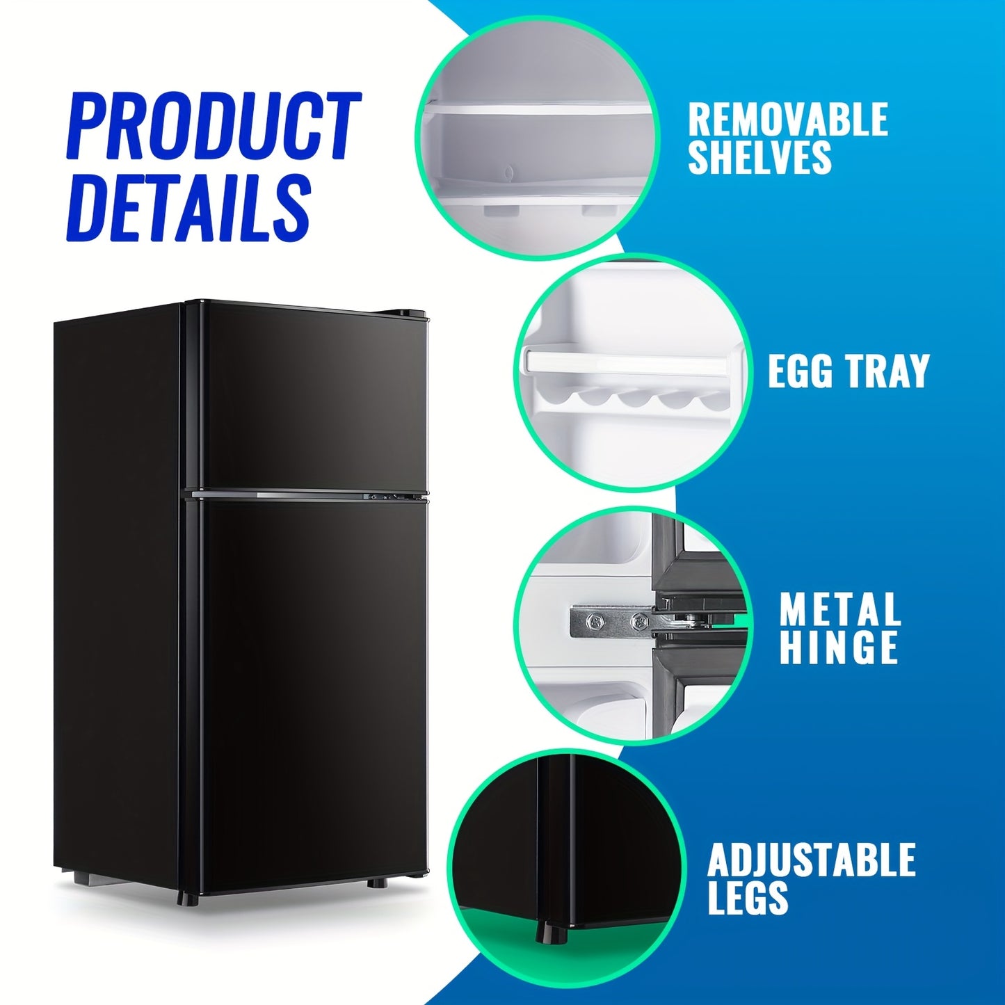 Small Refrigerator with Freezer