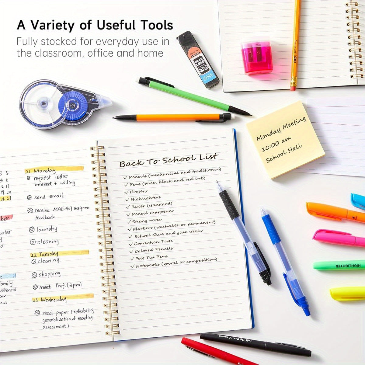 71 Pack School Supplies Kit