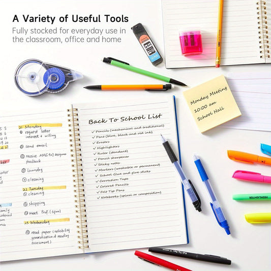 71 Pack School Supplies Kit