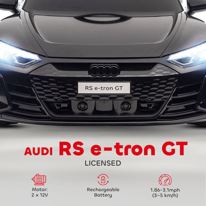 Licensed Audi RS e-tron GT 12V Ride On Car for Kids