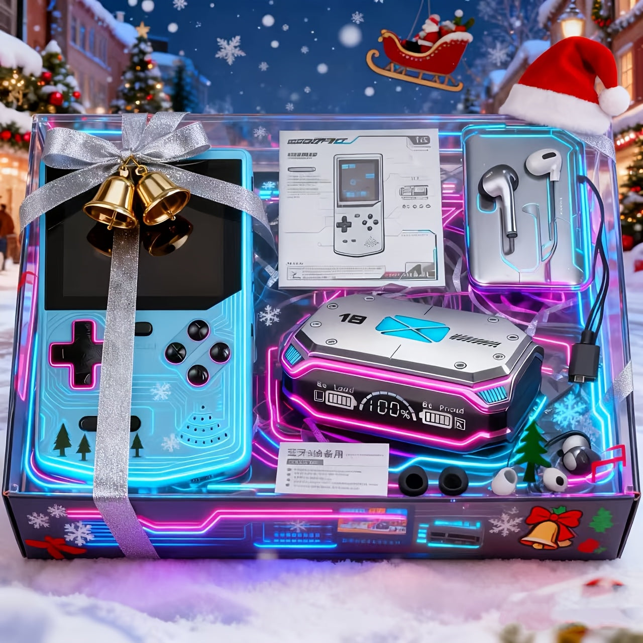 2026 Handheld Game Console and Stylish Headphones