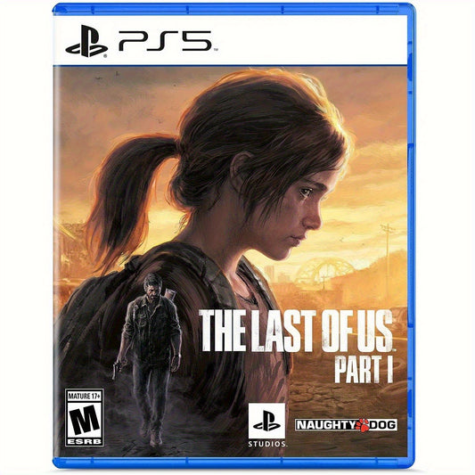 Sony PlayStation 5 Slim Console Digital Edition with The Last of Us Part I - Hong Kong Version, Wi-Fi Enabled, 110-130V US Plug Adapter, Compact Design for Enhanced Gaming Experience, Gaming Console, Modern Gaming Setup,