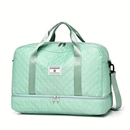 Lightweight Quilted Diamond Pattern Travel Backpack