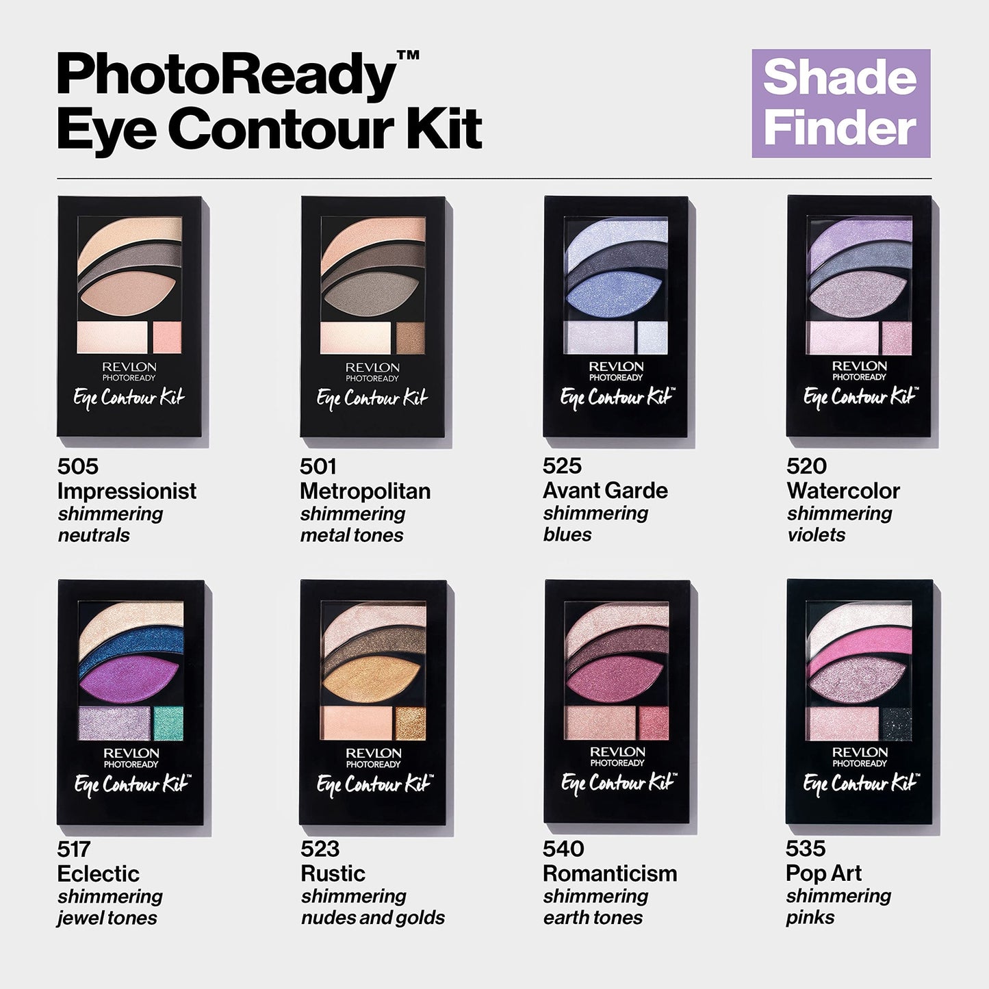 Revlon PhotoReady Eye Contour Kit, 517 ECLECTIC