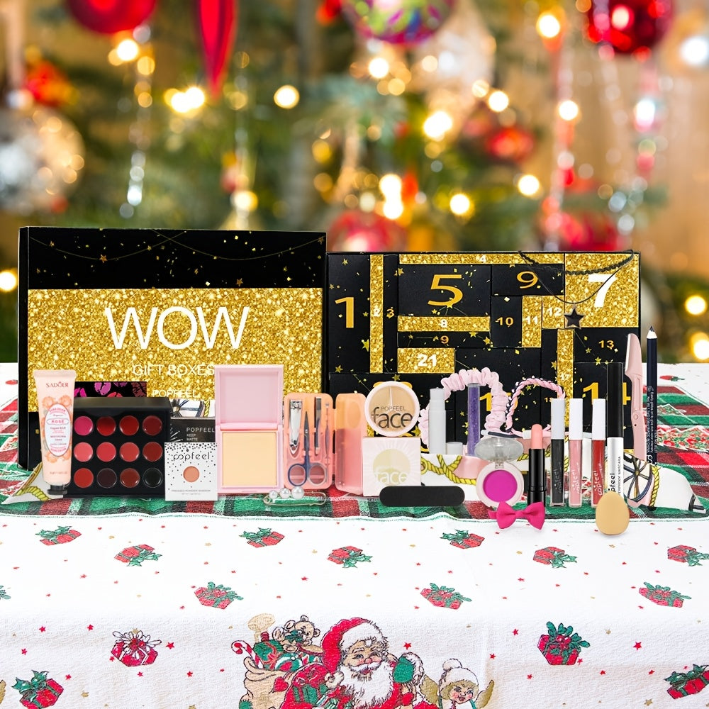 24pcs POPFEEL Countdown Makeup Advent Calendar