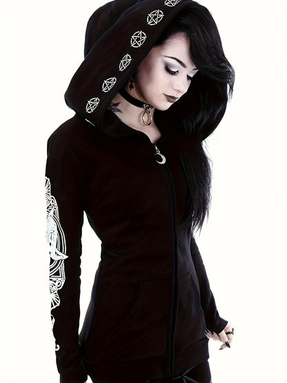 Women's Punk Style Hoodie