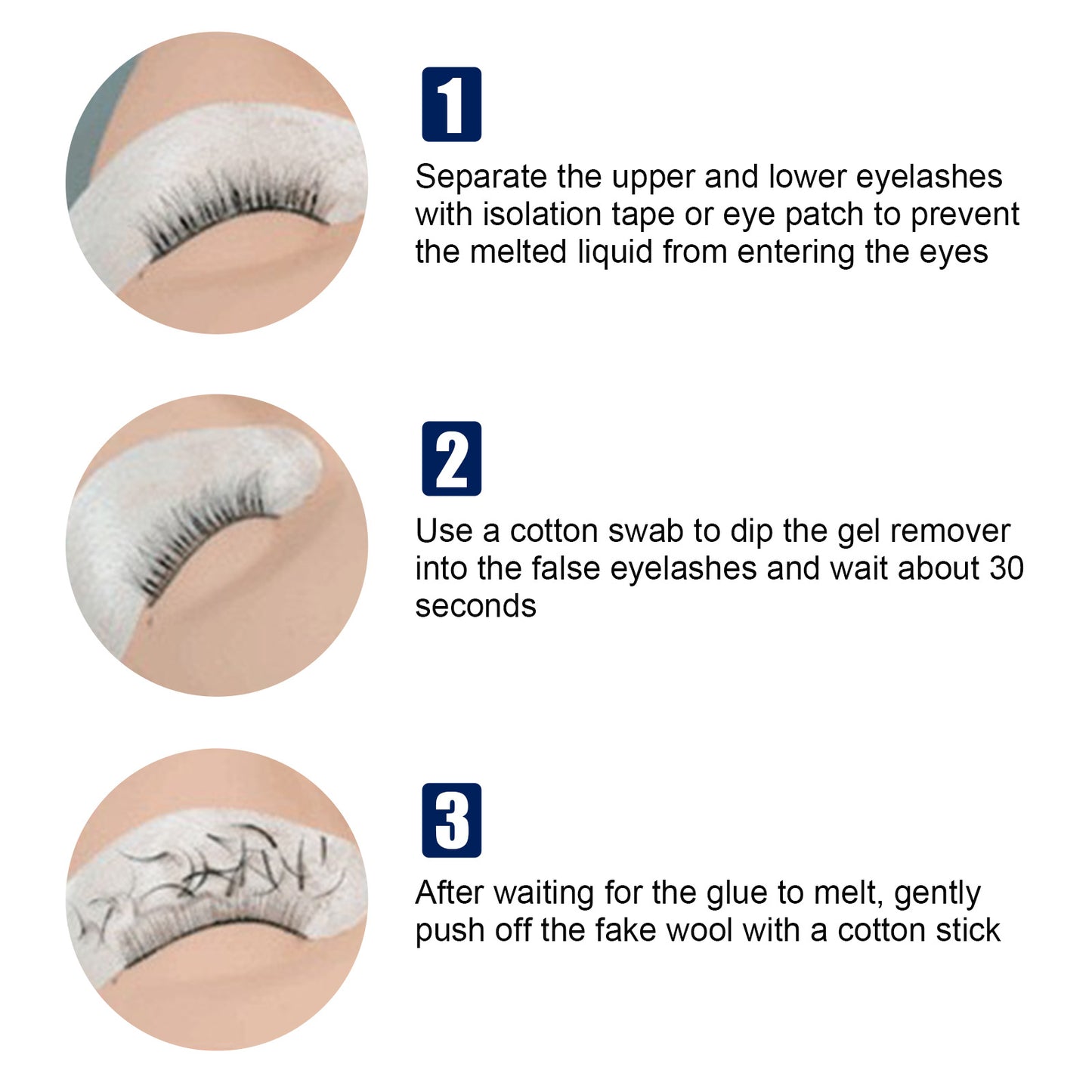 False Eyelash Removing Cream
