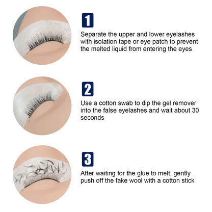 False Eyelash Removing Cream