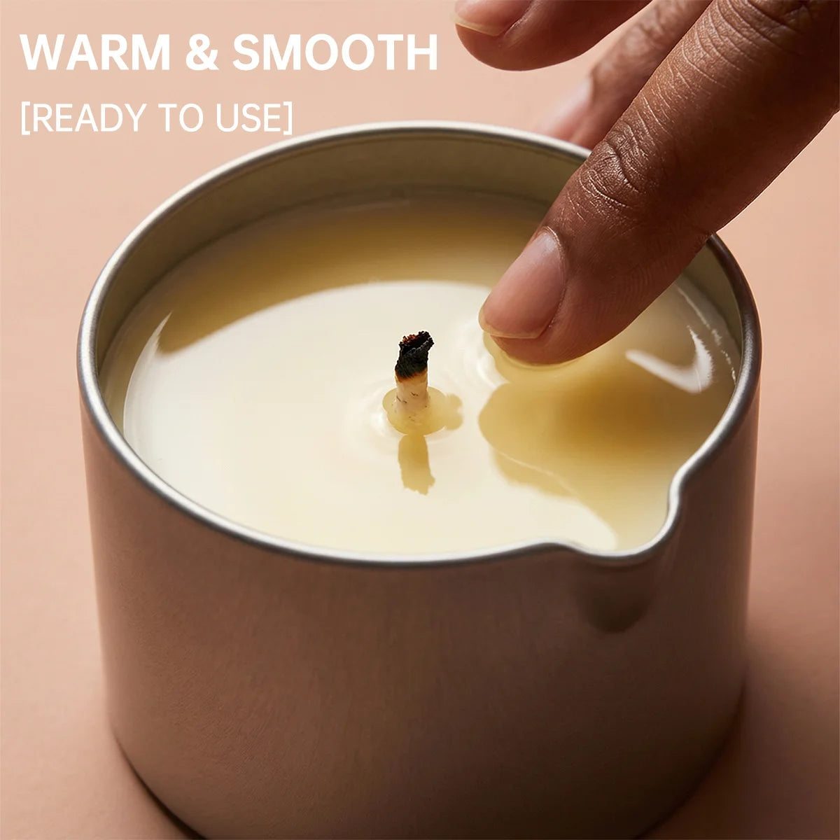 2oz Aromatherapy Massage Oil Candle with Soy Wax Moisturizing