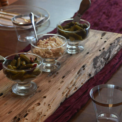 Ash Live Edge Serving Board