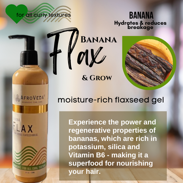 Banana Flax + Grow Curl Defining Gel