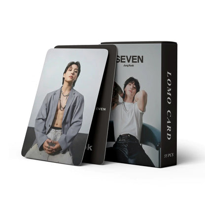 JungKook SEVEN Album Lomo Card Collection (55 Cards)