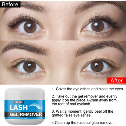 False Eyelash Removing Cream