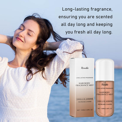 Vanilla Jasmine Fragrance Spray, Behind The Ears Neck Wrist Natural Fresh Fragrance