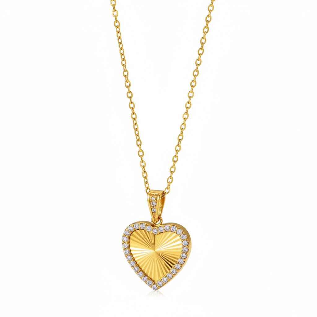 Pavé Heart Necklace