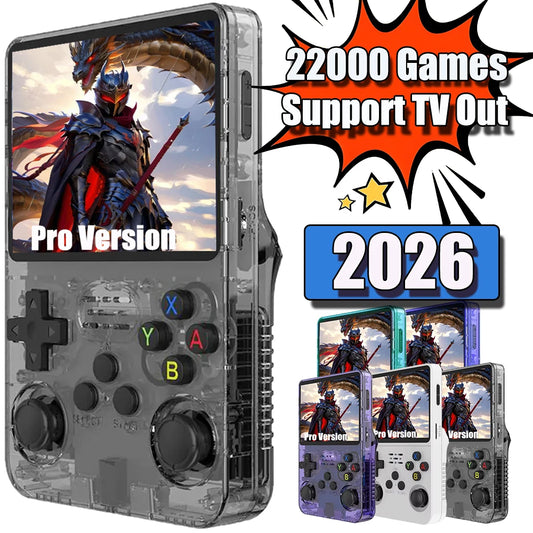 R36S Pro Retro Handheld Game Console | 3.5" IPS Screen | 64GB | 21,000+ Games