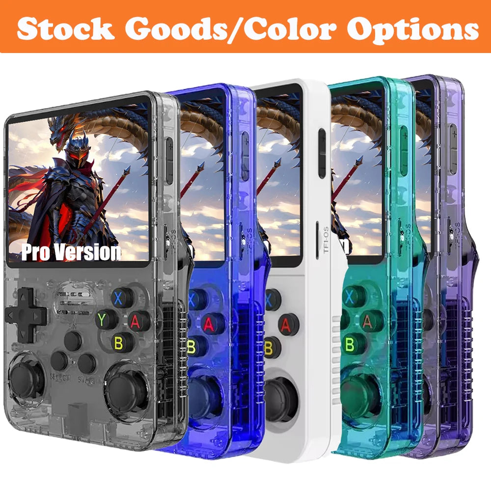 R36S Pro Retro Handheld Game Console | 3.5" IPS Screen | 64GB | 21,000+ Games