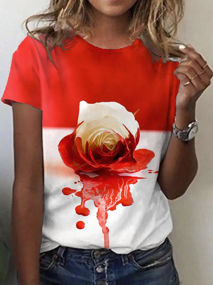 Women's Halloween 3D Graphic T-Shirt