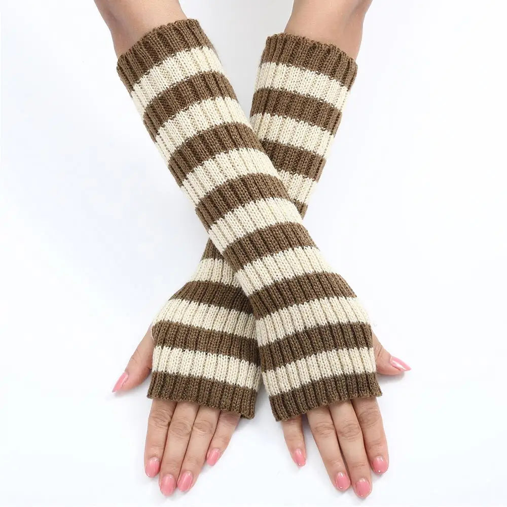 Y2K Fashion Women's Knitted Fingerless Arm Warmers