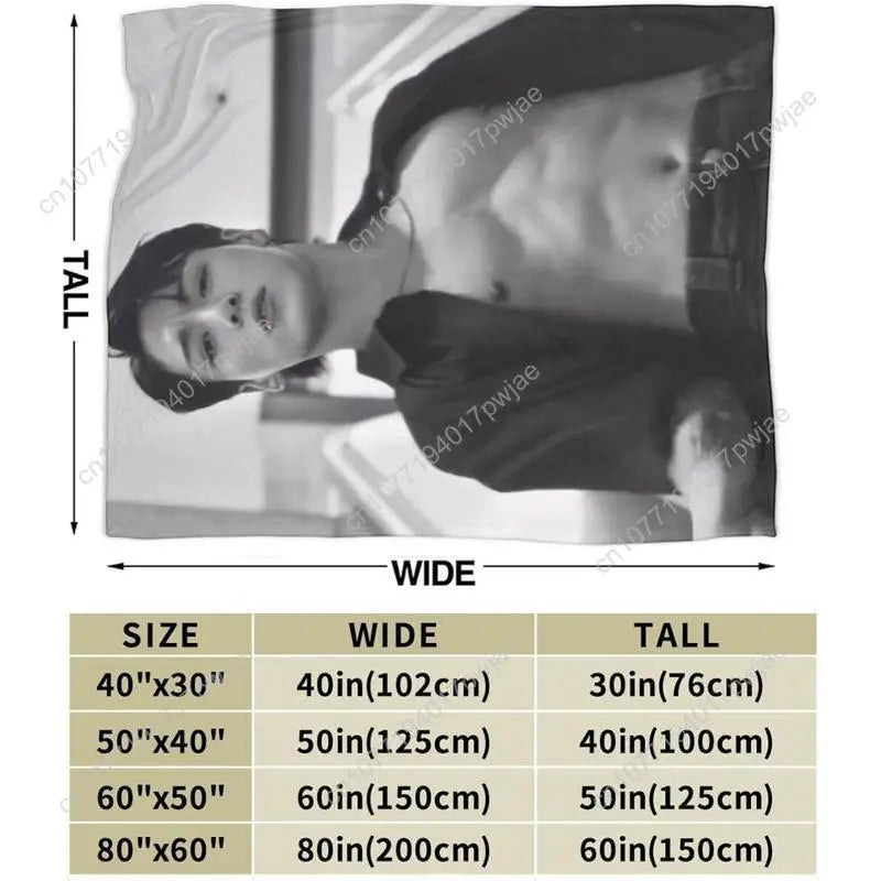 Jungkook Blanket Suitable for Sofa