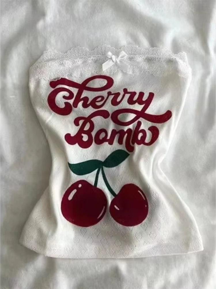 Y2k Vintage Harajuku Crop Tops