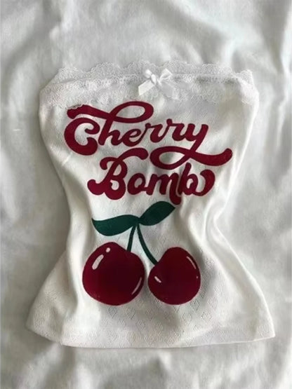 Y2k Vintage Harajuku Crop Tops