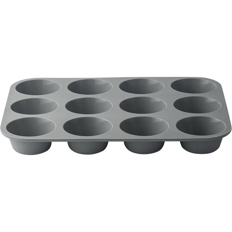 12-Cavity Silicone Cupcake & Muffin Baking Mold