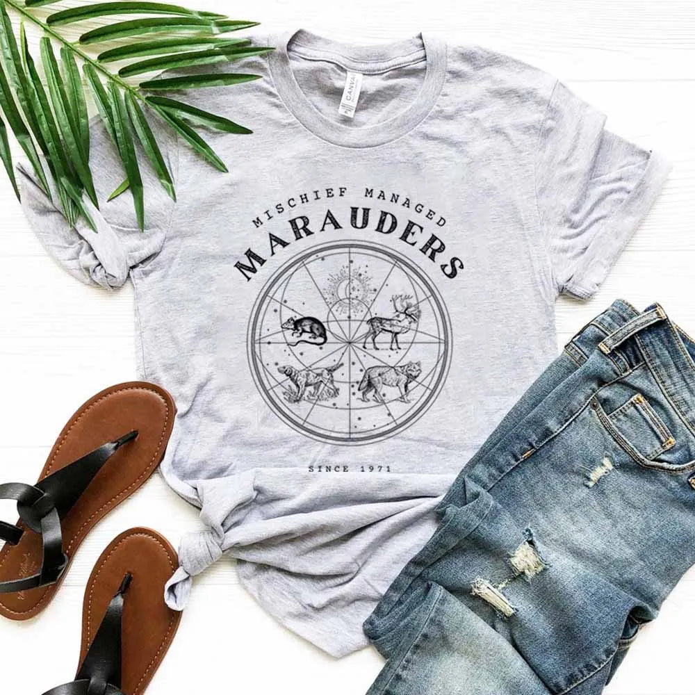 Marauders Wizarding School T-Shirt | Mischief Managed Fandom Tee