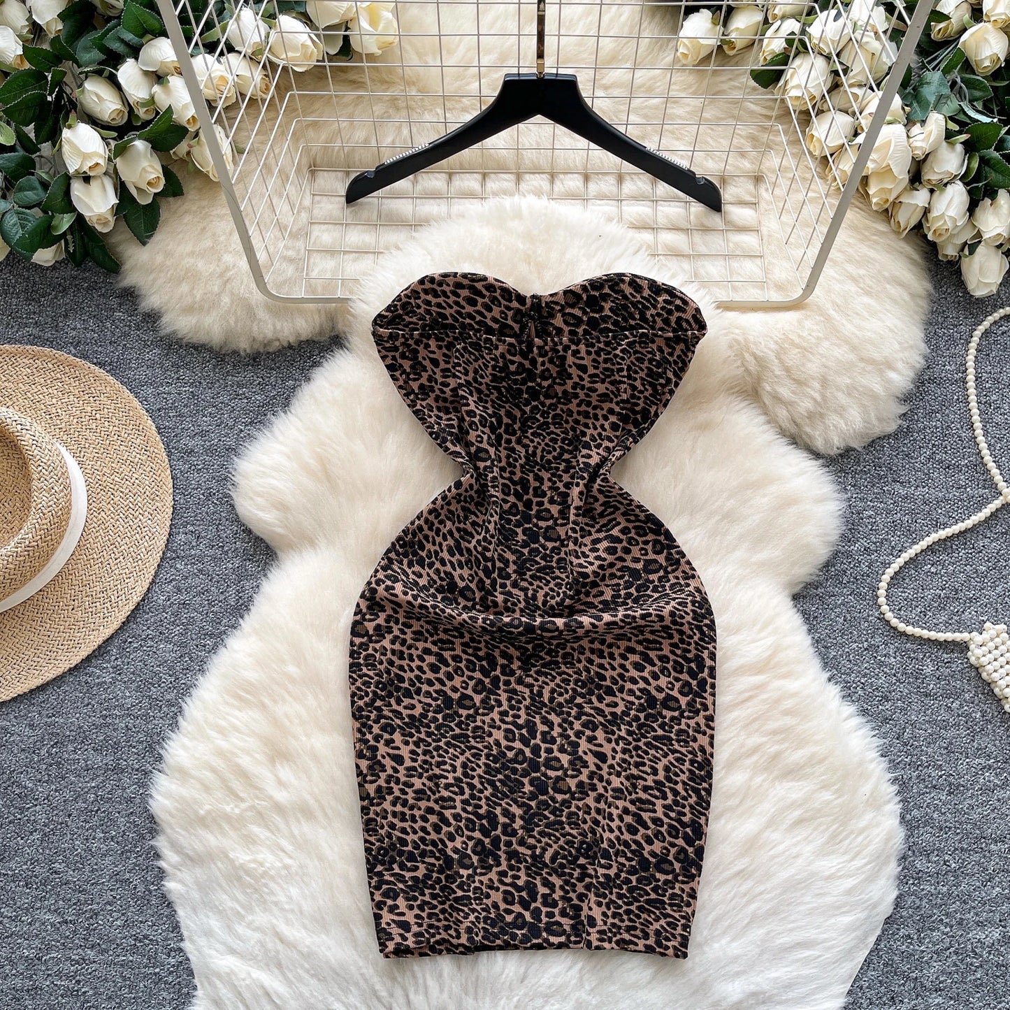 Chic vintage Boho pencil dress