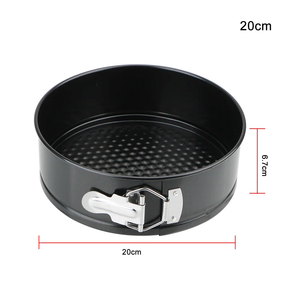 Carbon Steel Round Cake Pan with Removable Bottom