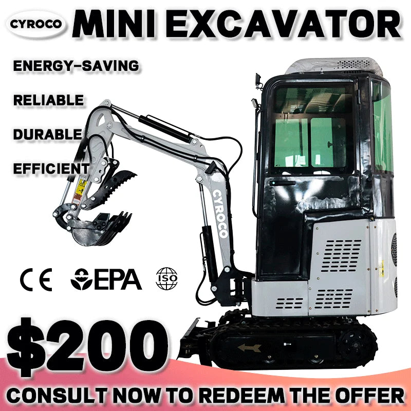 Hot Sale Mini 1.8 Ton Crawler Excavator