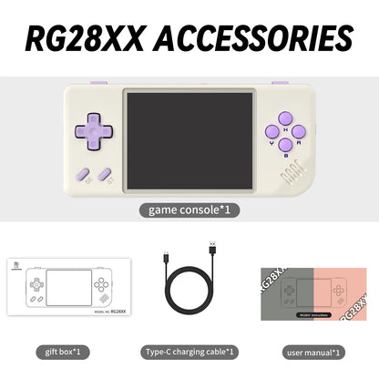 ANBERNIC RG28XX Handheld Game Console 2.83'' IPS Screen Video