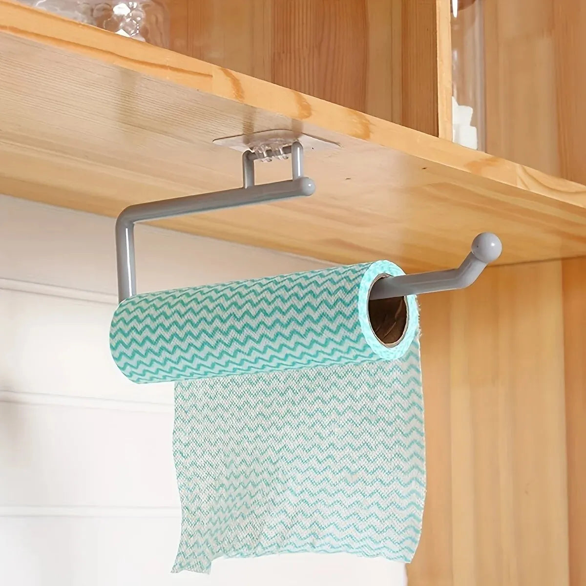 Punch-free Kitchen Paper Towel Rack T