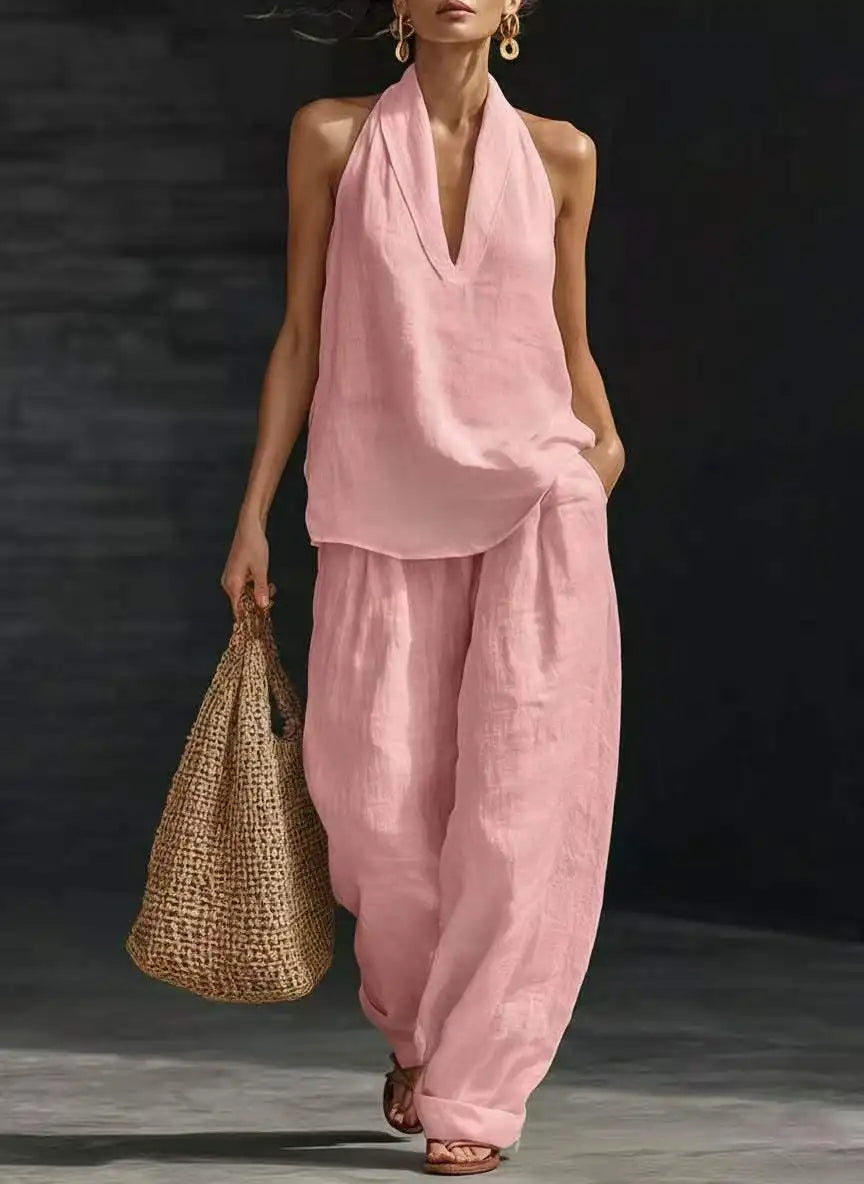 BreezeBoho™ Linen Set 🌴💃 — Light, Flowy & Vacation Ready