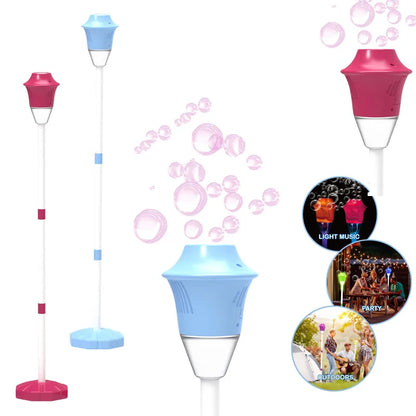 Bubble Garden Lamp 🔥✨ — Flickering Flame, Bubble Glow