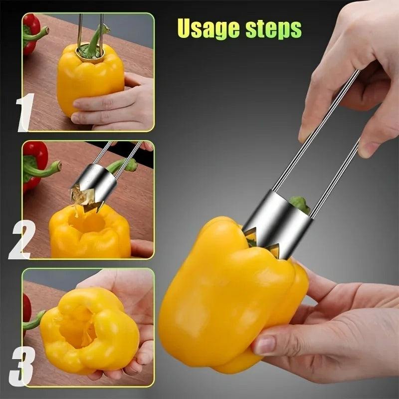 Stainless Steel Fruit and Vegetable Core Extractor