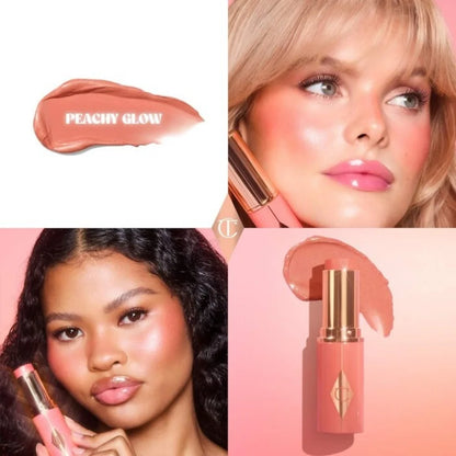 Charlotte Tilbury's Beauty Light Wand and Newer Unreal Blush Healthy Glow Stick