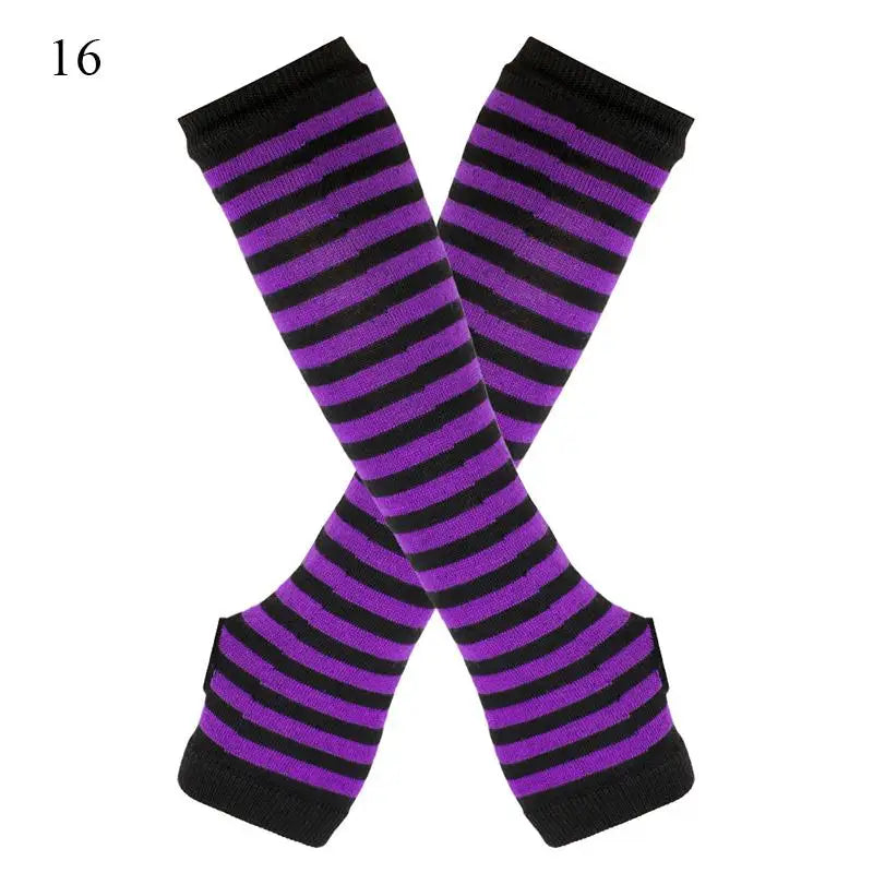 Y2K Fashion Women's Knitted Fingerless Arm Warmers
