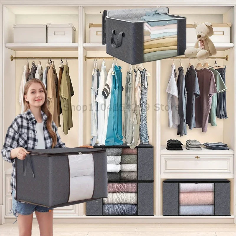 Foldable Closet Organizers and Storage