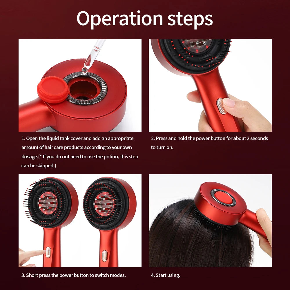 Electric Hair Growth Massager Comb