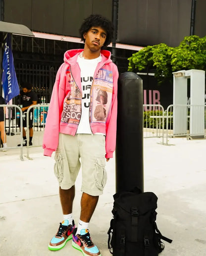 Y2k Streetwear Women Zipper Hoodie