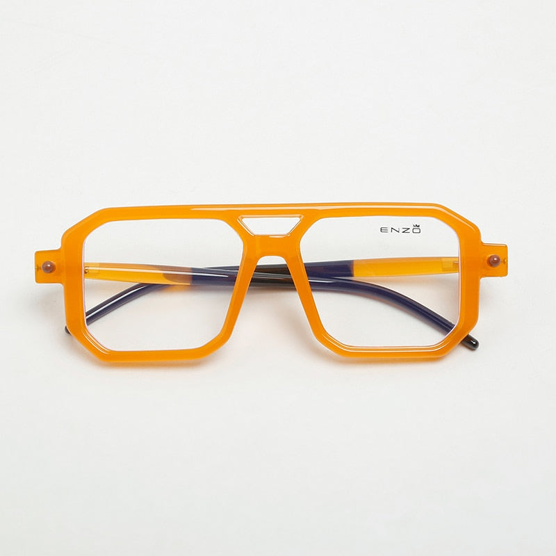 Enzo Detail Square(Clear) Sunglasses