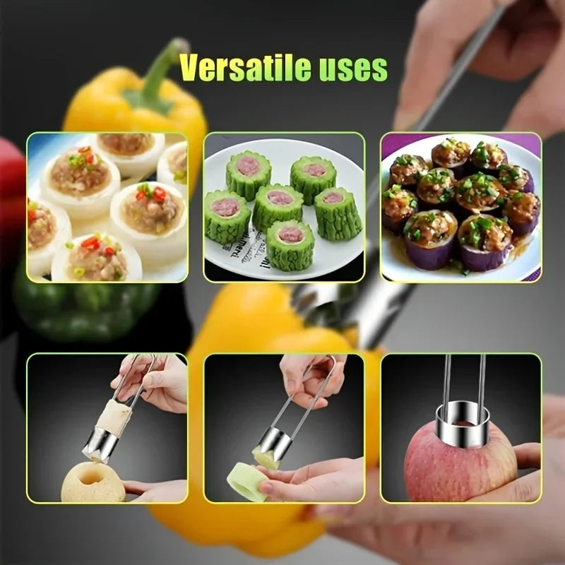 Stainless Steel Fruit and Vegetable Core Extractor