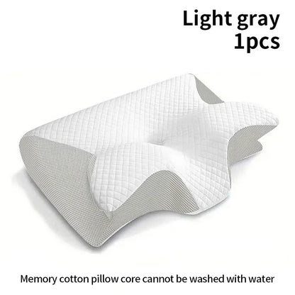 New 2 in 1 Ergonomic Memory Foam Pillow