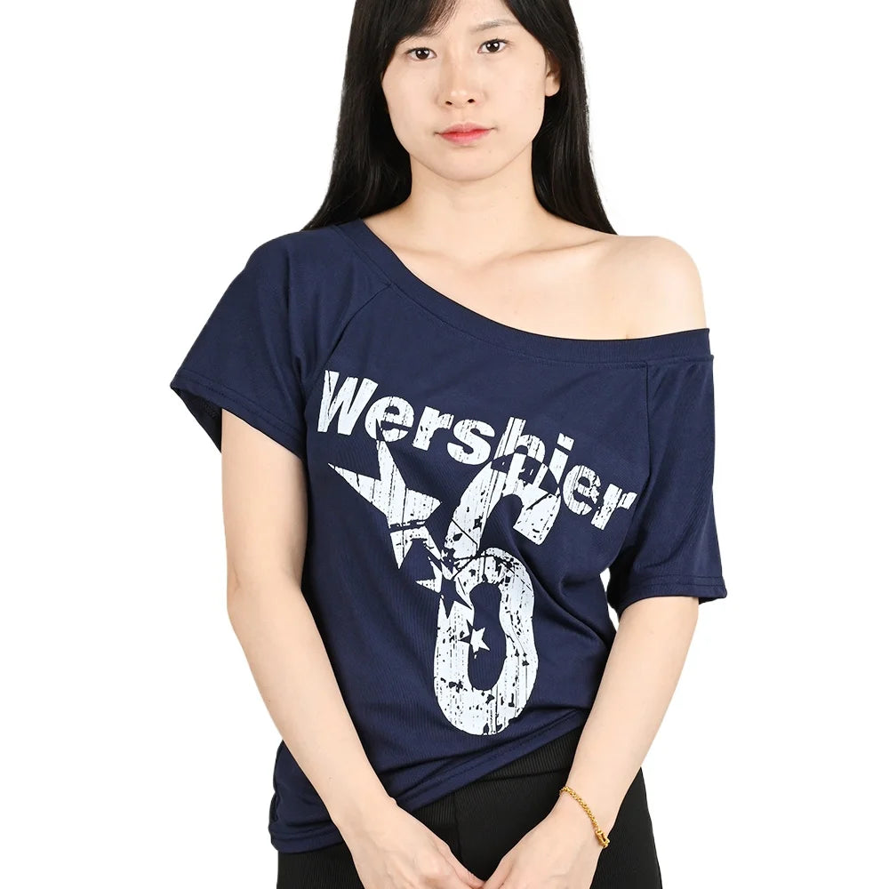 Women's Y2k Off Shoulder T-shirts