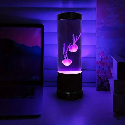 Jellyfish LED Lamp – Remote Control Color Changing Aquarium Night Light Home Decor