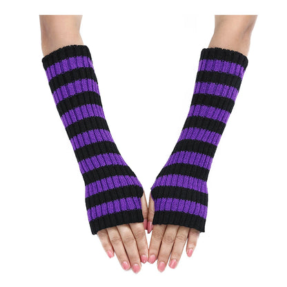 Y2K Fashion Women's Knitted Fingerless Arm Warmers